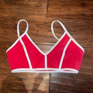 Carbon38 v neck sports bralette
